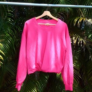 Maeve Anthropologie Twist Front Sweatshirt